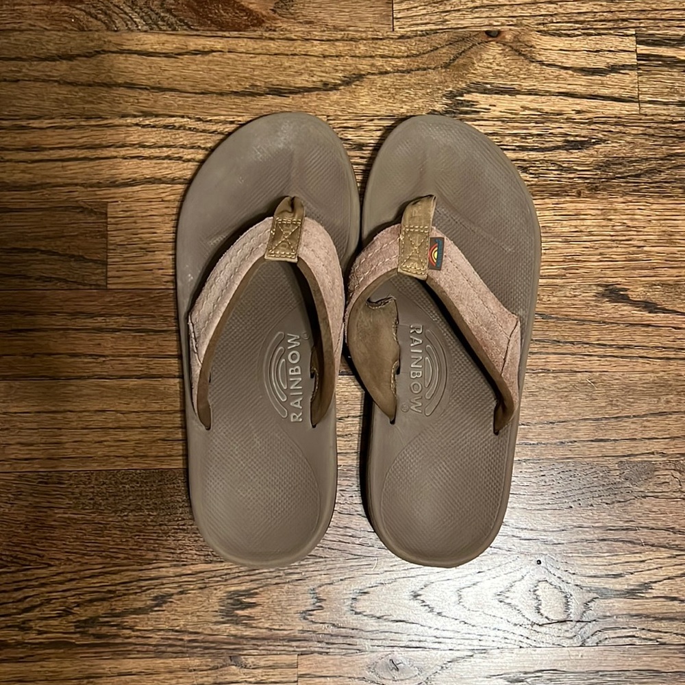 Men’s Rainbow Flip Flops